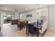 Formal dining area with chandelier lighting, and elegant table setting at 2121 Morocco Way, Kissimmee, FL 34747