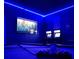Illuminated game room featuring a pool table, arcade games, and movie screen at 2121 Morocco Way, Kissimmee, FL 34747