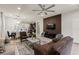 Spacious living room with an open concept to the kitchen and dining area at 2121 Morocco Way, Kissimmee, FL 34747