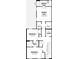 Detailed second floor plan showing bedrooms, bathrooms and laundry at 2386 Celebration Blvd, Celebration, FL 34747