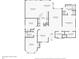Detailed floor plan of the residence showing the layout of all rooms and dimensions at 3326 Sassaquin Ct, Orlando, FL 32818
