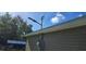 Detail shot of home exterior including siding, updated electrical and lighting at 35 Olive Cir, Ocala, FL 34472