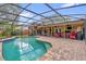 Inviting screened pool area for relaxing outdoors at 9275 Lake Sharp Ct, Orlando, FL 32817