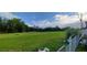 Backyard view showing a large grassy area and plants at 10928 Tangora St, Orlando, FL 32825