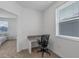 Home office featuring a desk and chair with a window view at 1378 Roxy Ln, Winter Garden, FL 34787