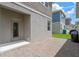 Cozy brick patio with door to the house at 1378 Roxy Ln, Winter Garden, FL 34787