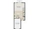 First floor plan showing the kitchen, living room, and garage at 14164 Swanley St, Orlando, FL 32832