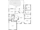Detailed floor plan showcasing layout with the primary bedroom, pool, and kitchen at 14322 Pine Cone Trl, Clermont, FL 34711