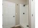 Clean bathroom featuring a glass enclosed shower with white subway tile at 1660 Justin Matthew Way, St Cloud, FL 34771