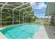 Screened-in pool and patio, surrounded by mature trees, perfect for outdoor enjoyment at 1660 Justin Matthew Way, St Cloud, FL 34771