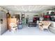 Spacious garage with ample storage space and laundry machines for added convenience at 16863 Sw 29Th Terrace Rd, Ocala, FL 34473