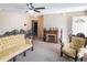 Comfortable living room with fireplace and neutral tones at 16863 Sw 29Th Terrace Rd, Ocala, FL 34473