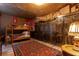 bedroom features a unique theme, bunk beds, and closet storage at 2041 Lacie Jo Ln, Kissimmee, FL 34743