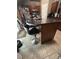 Well-appointed kitchen showcasing a large island with seating and stainless steel appliances at 2830 Gramercy Dr, Deltona, FL 32738