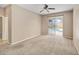 A bedroom offers a view of a backyard swimming pool with screened-in patio at 3808 Ocita Dr, Orlando, FL 32837