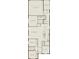 Detailed floor plan showcasing the layout of the home, including the owner's suite and two-car garage at 7408 Olivewood Ave, Orlando, FL 32829