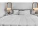 Nicely appointed bedroom with plush bedding, bedside tables, and decorative mirrors at 8020 Tuscany Way # 6301, Davenport, FL 33896