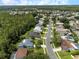 Scenic aerial view of the neighborhood with lush green surroundings and well-spaced homes at 10675 Fairhaven Way, Orlando, FL 32825