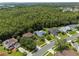 Scenic aerial view of the neighborhood with lush green surroundings and well-spaced homes at 10675 Fairhaven Way, Orlando, FL 32825