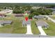 Aerial view of the home and neighborhood, showcasing its location and surrounding properties at 14322 Sw 28Th Ave, Ocala, FL 34473