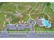 A beautiful aerial view of a community showcasing its amenities, green spaces, and modern design at 1565 Diamond Loop Dr, Kissimmee, FL 34744