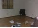 Bedroom with boarded up window and wood flooring at 1612 Eastern Ave, St Cloud, FL 34771