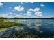 Scenic view of lake featuring serene water and lush greenery creating a tranquil setting at 2673 Rutledge Ct, Winter Haven, FL 33884