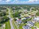 Community aerial view of the home's location surrounded by lush landscaping and nearby roads at 401 Gannet Ct, Kissimmee, FL 34759