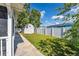 Well-maintained backyard with a shed and privacy fence, perfect for outdoor activities at 401 Gannet Ct, Kissimmee, FL 34759
