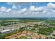 Sprawling aerial view of a community with shops and a large green space in the background at 5259 Images Cir # 301, Kissimmee, FL 34746