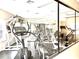 Community gym featuring treadmills, elliptical, and weight machines for fitness enthusiasts at 5500 Devonbriar Way # 202, Orlando, FL 32822