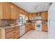 Kitchen with granite counters, stainless steel appliances, and plenty of cabinet space at 73 Alano Rd, Debary, FL 32713