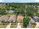 A serene view of well-maintained single-Gathering homes with manicured lawns and mature trees on a sunny day at 7939 Riffle Ln, Orlando, FL 32818