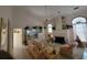 Cozy living room with fireplace and decorative shelving at 8603 Snowfire Dr, Orlando, FL 32818