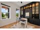 Bright office space with built-in cabinetry and stylish furnishings at 9201 Smithies St, Orlando, FL 32827