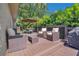 Outdoor living space with stylish patio furniture, perfect for entertaining or relaxing in a private setting at 1200 Ridge Rd, Longwood, FL 32750