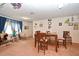 Inviting dining room featuring a dining table with seating for six at 1390 E Airport Blvd, Sanford, FL 32773