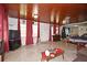 Spacious living room with hardwood ceiling, creating a cozy atmosphere at 1390 E Airport Blvd, Sanford, FL 32773