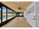 Covered outdoor patio with views of the pool and fenced backyard at 1484 Lake Francis Dr, Apopka, FL 32712