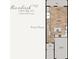 Floor plan of the first floor of a Riverbirch style home measuring 1,877 sq ft at 1537 Heritage Pl, Oviedo, FL 32765