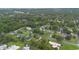 Aerial view of a neighborhood surrounded by lush trees and foliage at 2101 Lily Ct, Sanford, FL 32771