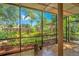 Relaxing screened porch overlooking a lush landscaped backyard, perfect for outdoor living at 2794 Cullens Ct, Ocoee, FL 34761