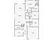 Detailed floor plan showing the layout of the home's rooms and dimensions at 2929 Bluestem Ln, Clermont, FL 34714
