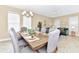 Formal dining room with a large wooden table at 4123 Oaktree Dr, Davenport, FL 33837