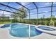 Enclosed pool area featuring a swimming pool and hot tub, perfect for relaxation at 4123 Oaktree Dr, Davenport, FL 33837