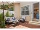 Relaxing brick patio with comfortable seating, garden views, and easy access to indoors at 4709 Fox St, Orlando, FL 32814