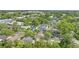 Neighborhood aerial highlighting mature trees and proximity to city features at 638 Clayton St, Orlando, FL 32804