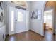 Foyer with stylish flooring, elegant decor, and a welcoming entryway at 8102 Pomo Dr, Kissimmee, FL 34747
