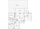 Detailed floor plan showing layout of rooms, including primary bedroom, kitchen, living room, and screened patio/pool at 8346 Mattituck Cir, Orlando, FL 32829