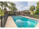 Enjoy the private pool and patio area for outdoor fun and relaxation at 111 Tarrytown Trl, Longwood, FL 32750